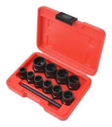 Mothinessto LY6830 Stål 11 st skadad bult-mutter Extractor Kit