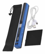 SURENHAP Handhållna Skanners Handhållna Skanner Bärbar Skanner USB Pen Scanner A4 Scan JPG/PDF USB Dator Skrivare Blå
