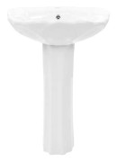 Fristående tvättställ med vit keramisk bas 580x510x200 mm Mothinessto YY06696