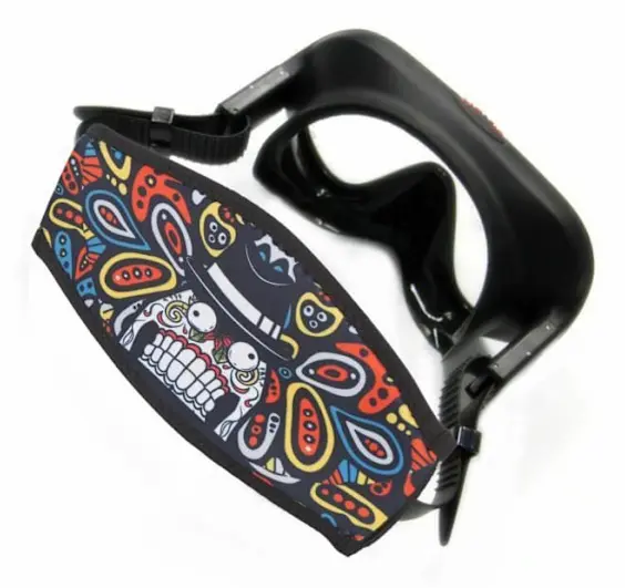Hårrem för snorklingsmask 010 SBR Dykmask Tecknad filmtryck - Roliga tänder minifinker xy23867