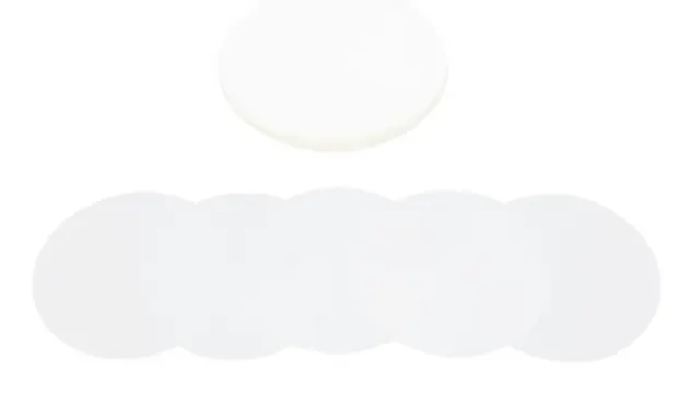 minifinker Transparent Badge Film minifinker Badge Skyddsfilm 100st Badge Film PVC-material DIY Handgjorda