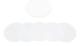 minifinker Transparent Badge Film minifinker Badge Skyddsfilm 100st Badge Film PVC-material DIY Handgjorda