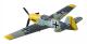 Fjärrkontroll Flygplan BF109 2,4 GHz 4CH 400 mm vingspann En nyckel U-sväng Aerobatic Fjärrkontroll Flygplan Warbird presentleksaker 761-11