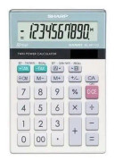 Sharp EL-M711G Bordsräknare Svart, Vit Display (ställen): 10 solcell, batteri (B x H x D) 100 x 33 x 152 mm
