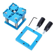 Minifinker Lightweight Reballing Station Kit Blue Tenn Planting Universal Ball Rework Bord med handtag