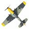 Fjärrkontroll Flygplan BF109 2,4 GHz 4CH 400 mm vingspann En nyckel U-sväng Aerobatic Fjärrkontroll Flygplan Warbird presentleksaker 761-11