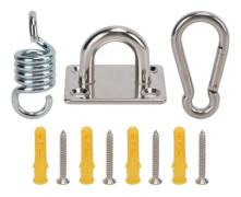 minifinker Hammock Hanging Kit Rostfritt stål Takhängning Kit, 551lb Kapacitet, Sportutrustning