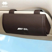 Bilinredning Bilglasögon Hållarfodral allmän bilglasögonklämma Box solglasögon Läderlåda För Mercedes Benz G Biltillbehör Fickor