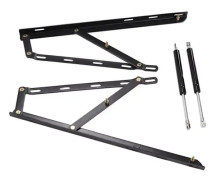minifinker RV Bed Lift Kit Heavy Duty Carbon Steel Bed Lift Mekanism, Motor Fjäderbelagd