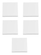 minifinker Rubber Stamp Block Stämpel Carving Block, 5 delar, 2,0x2,0 tum, Office Call Carving Tools