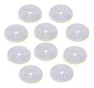 10 st 3 tums slipskivor Diamantpoleringsdynor för stenbetongmarmor 150 mesh minifinker xy3544