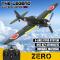 Zero RC Aircraft EPP 400mm Wingspan 2.4G 6-axlig fjärrkontroll Flygplansfjärrkontroll Aircraft761-15 RTF Fighter