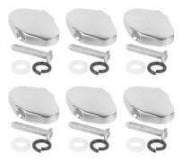 minifinker Guitar Tuning Peg Tuning Machine Head Knop Tuning Peg Gitarrinstrument Silver