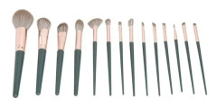 Minifinker 14 delar sminkborsteset 14 delar concealer sminkborsteset Ögonfranshygienskuggor