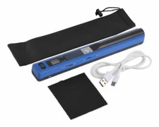 minifinker Bärbara skannrar Bärbar skanner Bärbar skanner USB Pen Scanner A4 Scan JPG/PDF USB Dator Skrivare Blå