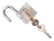 Minifinker - Transparent Hänglås Set Hänglås Set, Cutaway Training Lock med handtag DIY Kit