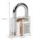 Minifinker - Transparent Hänglås Set Hänglås Set, Cutaway Training Lock med handtag DIY Kit