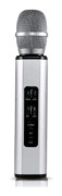 K6 Bärbar Inre Magnetisk Dubbel Högtalare Bluetooth Telefon Dator Mikrofon(Grå)