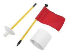 minifinker grön flagg hål kopp från minifinker Flag hål kopp set sport boll Grid Röd Vit Röd
