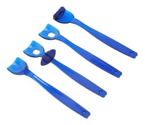 Minifinker Tongue Muscle Trainer 4st Läpp Tongue Muscle Trainer Återhämtning Mun mun skönhet tänder stora BlueWS0