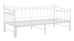 Utdragbar bäddsoffa ram Vit Metall 90x200 cm LY4289 Mothinessto