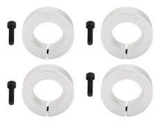 minifinker delad skaft krage aluminiumlegering delad skaft fixerande krage, borrdiameter på 1 självfästande