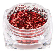 Nagelkonst Glitter Geometrisk Form Dekoration Manikyr Paillette Dekal DIY Kit Tillbehör
