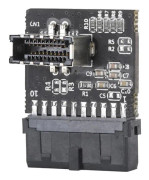 USB 3.0 - Typ-E Moderkort Header USB 3.0 - Type-E Socket med Chip Minifinker Moderkort Header Converter xy5985