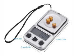 minifinker Digital Våg Elektronisk Digital Pocket Våg Mini Bärbar LCD 600g Bänk Guldvåg Provrör