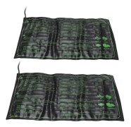 MINIFINKER Fröplantvärmematta - Vattentät, snabbvärmande - 50 x 25,5 cm - PVC, Silikon - Vit