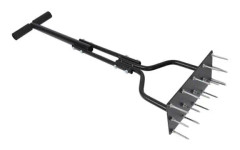 minifinker Lawn Aerator Tool Professional Metal Lawn Aerator, Rostsäker, Effektiv, Trädgårdsskärare
