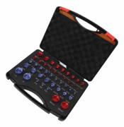 minifinker Metrisk tummutter och bult Identifieringsmätare Set DIY Thread Checker Produkt