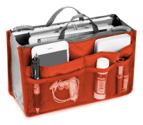 Organizer Insert Bag Polyester 20L Stor kapacitet Kosmetisk Liner Bag Portable Multicolou Rese Insert Handväska Pocka för Resor Business Kos