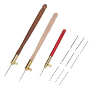 Minifinker Broderi Virknål Pärlspärrnål för broderi Pärlstickning Syverktyg sybehör coutureWS02334