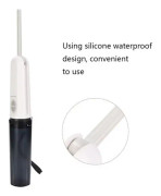 Minifinker Bidet Sprayer Hona elektrisk handhållen Bidé Resebärbar Silikon (svart)