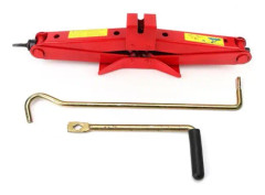 minifinker Car Tire Jack Professional Scissor Jack, Hantering Däck Järn Handtag Lyftverktyg för