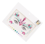 minifinker Ansiktsdekal Makeup Gör-det-själv Ansiktssmycken Glitter Glänsande Tillfälliga Ansiktsdekaler Hygienhår