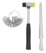Smycken Ring Sizer Kit - Dornmätare och Sizing Stick Set