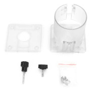 Transparent plastbas för träbearbetningstrimmer Router Elverktyg (standard)