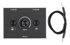 2-i-1 ut eller 1-i-2 ut 3,5 mm splitterväxlare med mute-knapp