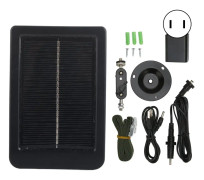 Bärbar solpanel för utomhusfotografering - IP66 vattentät, liten storlek - 100-240V US-kontakt