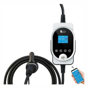Typ 2 EV-laddare - 11KW 16A Justerbar, Portabel & Väggmonterad, Kompatibel med Smart App-styrning,11KW APP NO Adapter, TYPE2
