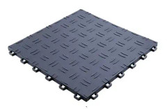 Interlocking Garage Floor Tiles, Halkfria, Täckning på 25 Kvadratfot,grafit25st