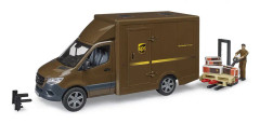 Bruder Mercedes-Benz Sprinter UPS with driver and accessories toy
