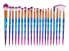 20 stycken Unicorn sminkborstar