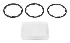 Lätt svänghjulspackning i aluminiumlegering - set med 3 (1 mm, 1,5 mm, 2 mm)