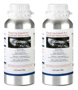 Strålkastar Polish, Avdunstningsvätska, Polymerlampor Regenerering, 800g Reparationsvätska X2