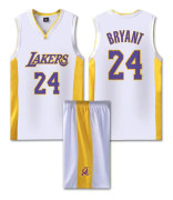 #24 Kobe Bryant Baskettröja Set Lakers Uniform för Barn Vuxna - Vit BSSM