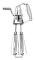 Manuell Handmixer, Äggvisp Handvev 14x25,5cm Rostfritt Stål Manuell Handmixer Pläterad Äggvisp