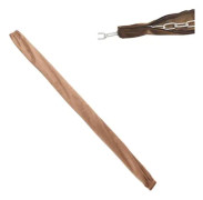 HURRISE Kedjeöverdrag Dammtät flanelltyg Kedjeöverdrag, längd 60 cm, bredd DIY ljusbrun